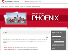 Tablet Screenshot of phoenixrecycling.com
